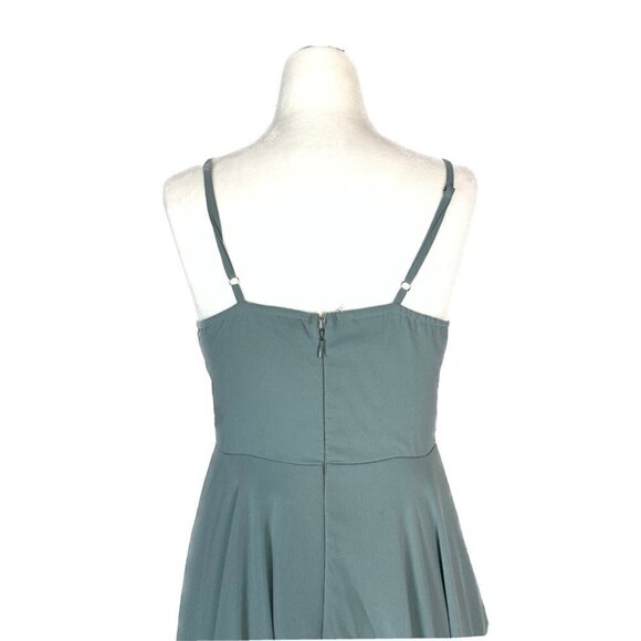 BHLDN Moss Green Eva Bridesmaid Dress - Picture 11 of 14